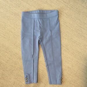 Janie and Jack Blue Leggings with Sleek Cropped Fit